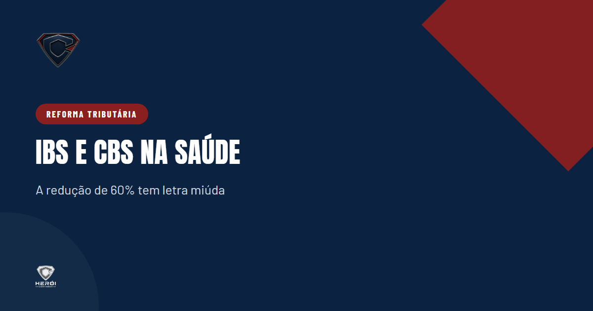IBS e CBS na saúde