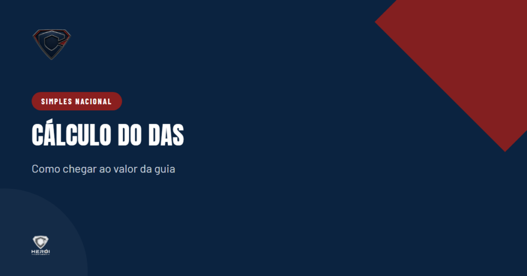cálculo do DAS