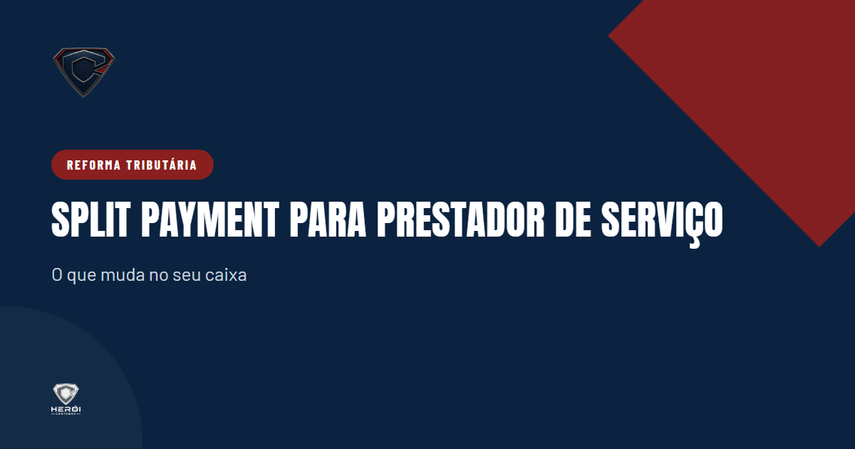 split payment para prestador de serviço